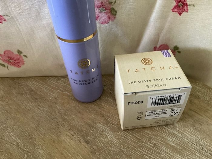 Tatcha the dewy milk Tatcha the dewy skin cream both 15mls each