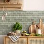 Kitchen Tile Stickers, 24PCS Brick Bathroom Self Adhesive Peel and Stick Wall Stickers Vinyl Splashback Wall Stick on Tiles for Home Decor 15x30 cm Image 4