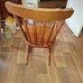 Traditional 1960s Vintage Spindle-Back Wooden Rocking Chair, Colonial or Windsor-inspired Rocking Chair design Collection Only Image 6