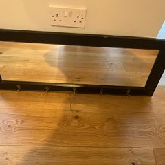 Coat rack with mirror
