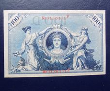 Germany,Banknote, 1908.100 Marks.Large Extremely Fine.