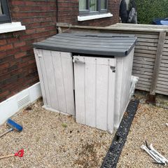 Broken Bicycle shed