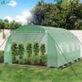 Polytunnel Greenhouse Poly Tunnels Gardening Walk In Pollytunnel Tent with Steel Frame Image 9