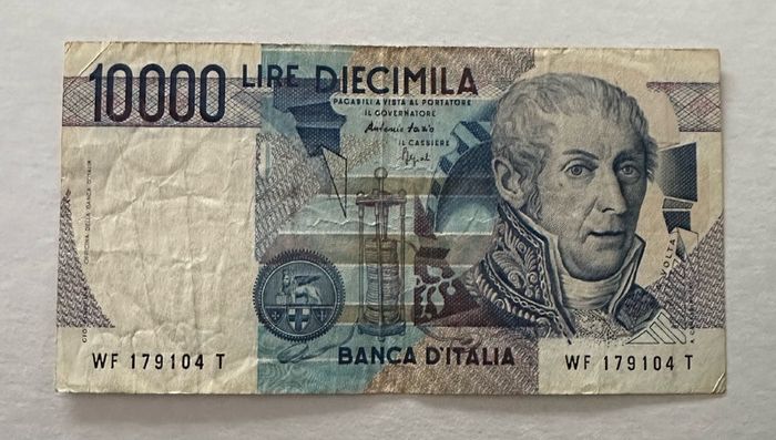 Italy 10000 Lira 1984 Banknote