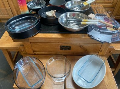 Free Cooking and baking utensils as shown