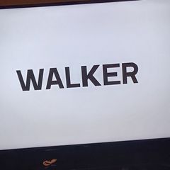 Walker 55 inch 4K TV with glass stand