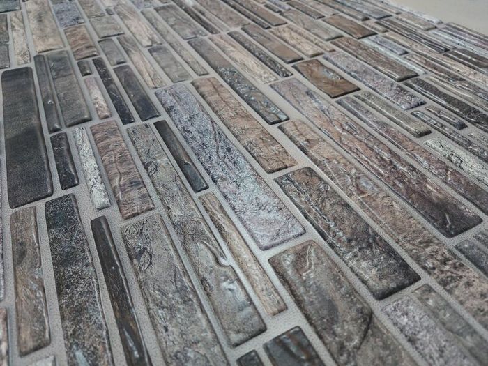 Natural Stone brick Effect 3D PVC Plastic Wall