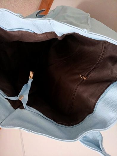womens bag baby blue color