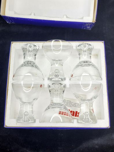 Vintage Iittala "Tapio" Cocktail Glasses Set of 6 - Tapio Wirkkala - Mint in Box