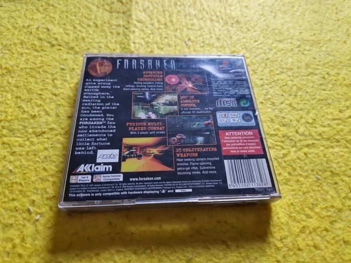 Forsaken PlayStation1 ps1 PlayStation2 ps2 games Original