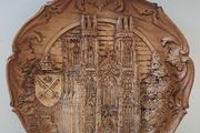 Vintage wooden plaque York Minster