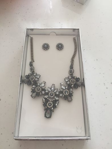 Boxed Necklace & Earrings Set   New