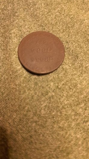 Cork Cotton and wool token ED Mahony