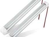 12V Interior LED Light Bar, 108 LED Universal Strip Light with ON/OFF Switch, White Lamp for Van Car Auto Camper Bus Caravan Boat Motorhome Kitchen Bathroom (2 Pack)