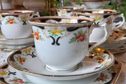 Bone china "Bell" trio