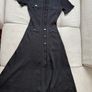 Sandro Black Midi dress Image 3