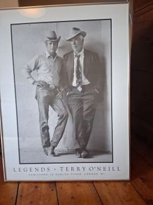 Paul Newman & Lee Marvin framed poster
