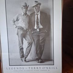 Paul Newman & Lee Marvin framed poster