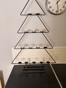 wine holder and candle unit