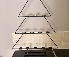 wine holder and candle unit