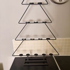 wine holder and candle unit