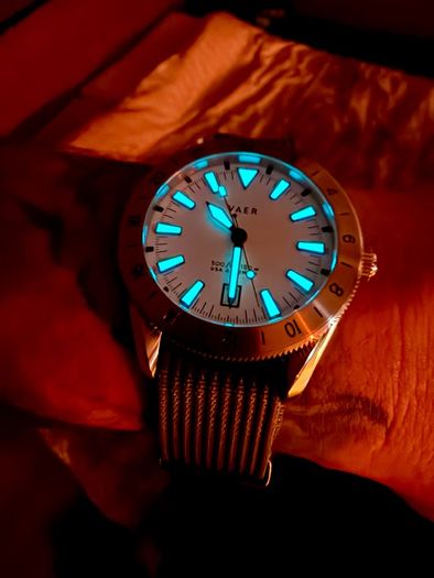 VAER Polar Pacific 42mm GMT watch