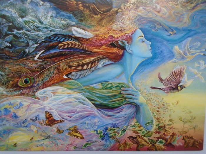 Greeting card, Josephine Wall  artwork,Greeting card