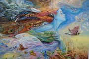 Greeting card, Josephine Wall  artwork,Greeting card