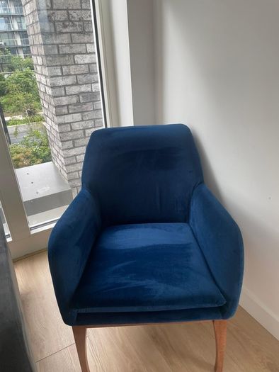 Blue armchair