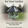 Bird Tables Slate Roof Colour choices Image 8