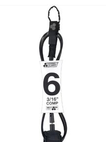 Channel Islands 6ft Comp Leash- Pink/ Black/ Blue / Green