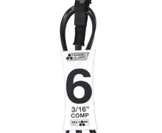 Channel Islands 6ft Comp Leash- Pink/ Black/ Blue / Green