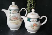 Arklow Keltcraft Noritake "Pursuit" Teapot and Coffee Pot