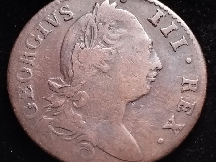 #404 - Hibernia - Ireland - 1781 - Half Penny