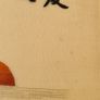 vintage chinese silk Embroidered picture in frame birds of paradise sunset(GAR) Image 10