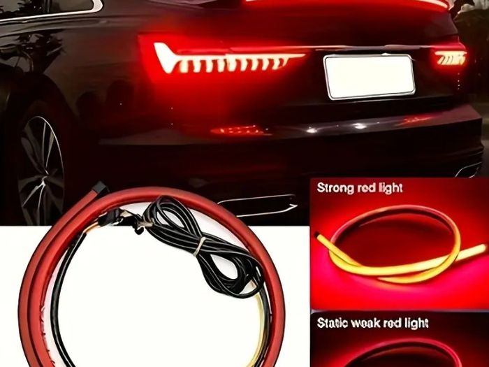 1pc Flexible LED Third Brake Light with Turn Signals