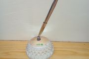 Vintage Galway Hand Cut Irish Crystal Pen Holder