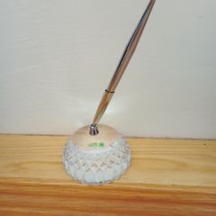 Vintage Galway Hand Cut Irish Crystal Pen Holder