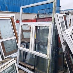 4 white pvc windows