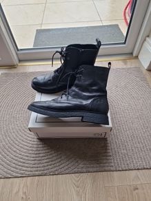 Leather boots