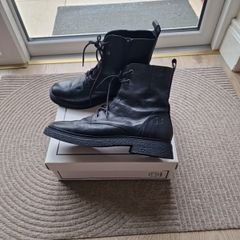Leather boots