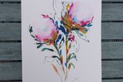 Original Watercolour Floral Painting