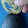 Vintage horse brasses on leather strap Image 5