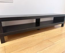 IKEA TV unit, model LACK, black-brown