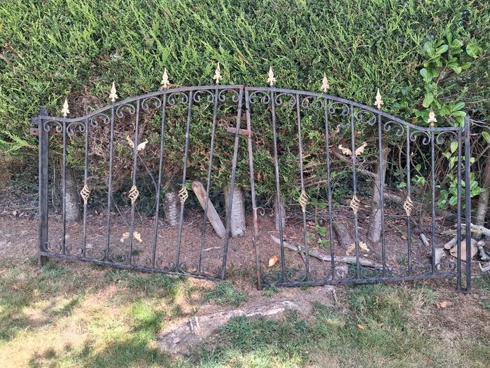 Wrought iron gates