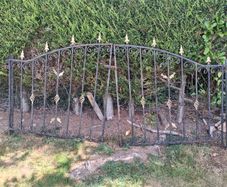 Wrought iron gates