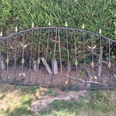 Wrought iron gates