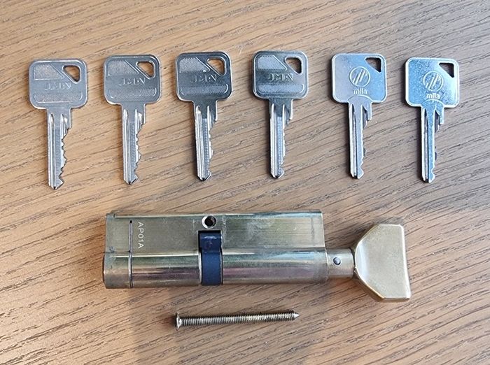 Door Lock Cylinder Brass