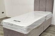 Single Bed And Mattres Having Headboard
