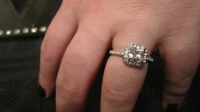 Sterling Silver Halo Style Ring
